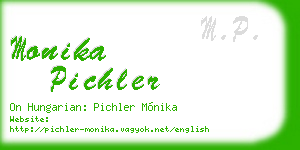 monika pichler business card